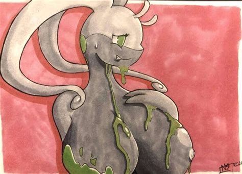 Pokemon Hentai Nintendo Green Eyes Goodra Female Only Smile