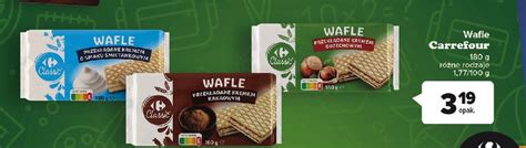 Wafle Z Kremem Kakaowym Carrefour Cena Promocje Opinie Sklep