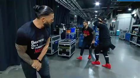 Jimmy Uso Saves Jey Uso From Roman Reigns Brutal Attack Smackdown 2023