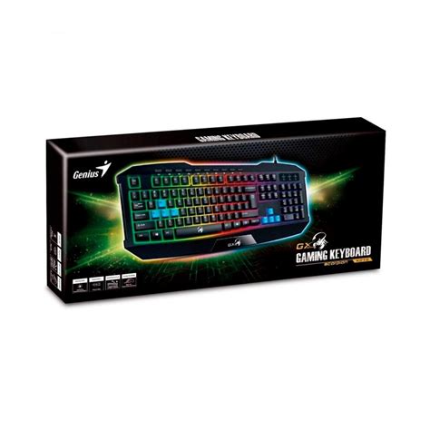 Teclado Genius Gx Scorpion K215 Gaming Usb Black Game Center Sac