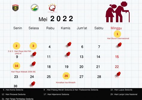 Kalender Kesehatan Bulan Mei Rsud Dr Soeroto Kabupaten Ngawi