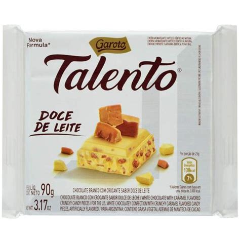 Chocolate Garoto Talento Doce De Leite Cx Kg Gmaxx