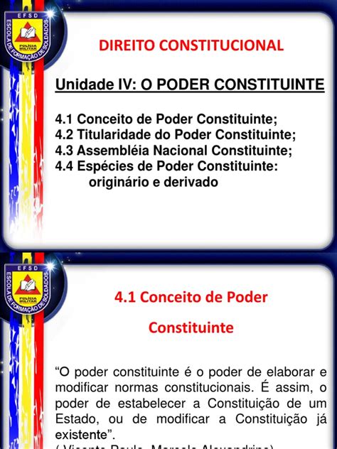 PDF Unidade IV Poder Constituinte DOKUMEN TIPS