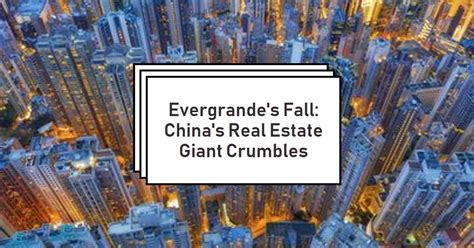 The Shocking Collapse Of Chinese Real Estate Developer Evergrande