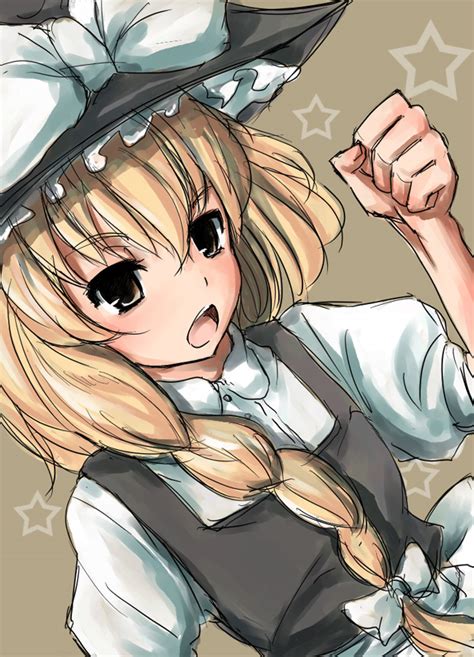 Safebooru 1girl O Bangs Black Hat Black Vest Blonde Hair Bow Braid