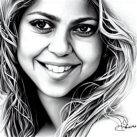 Shakira Beautiful Highly Detailed Portrait Stable Diffusion