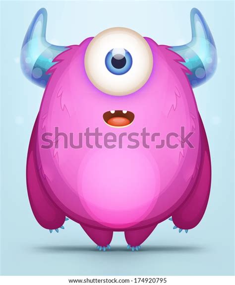 Cute Monster Stock Vector Royalty Free 174920795 Shutterstock