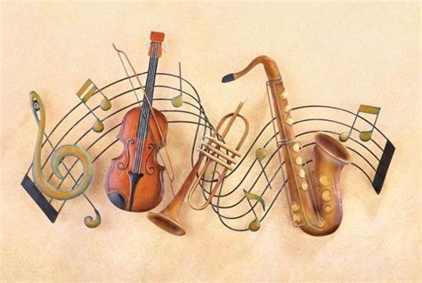 Music Note Metal Wall Art