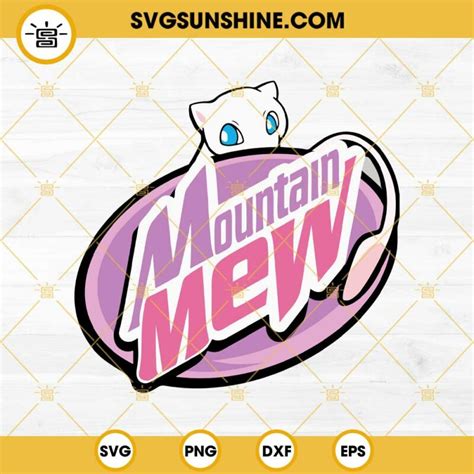 Mountain Mew SVG Mewtwo Pokemon SVG PNG EPS DXF