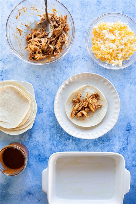 Easy Rotisserie Chicken Enchiladas A Joyfully Mad Kitchen