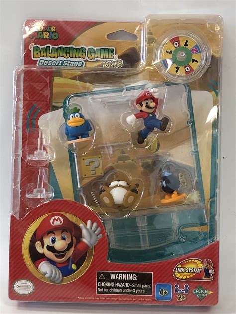 SUPER MARIO FIGURINE BALANCING GAME DESERT STAGE BOITE NEUVE