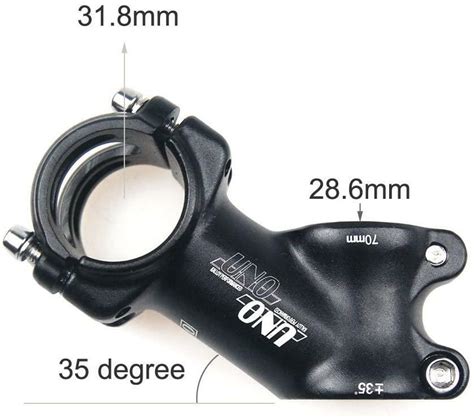 Fomtor Stem Degree Mm Bike Handlebar Stem Riser Mtb Stem