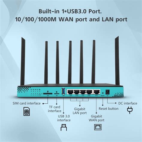 mtk 7621 ZBT WG1608-5G 5G 4G LTE 2.4GHZ a 5 GHz wifi router v kovovém obalu