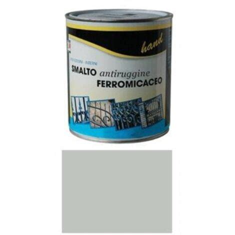 Smalto Antiruggine Ferromicaceo Hand Grigio Medio Ml Pezzi Hand