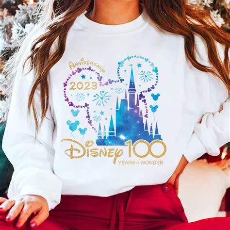 Disney 100th Anniversary T Shirt Disney 100 Year Of Wonder Etsy