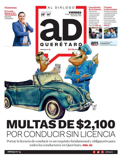 MULTAS DE 2 100 POR CONDUCIR SIN LICENCIA 14I07I23 By Grupo AD