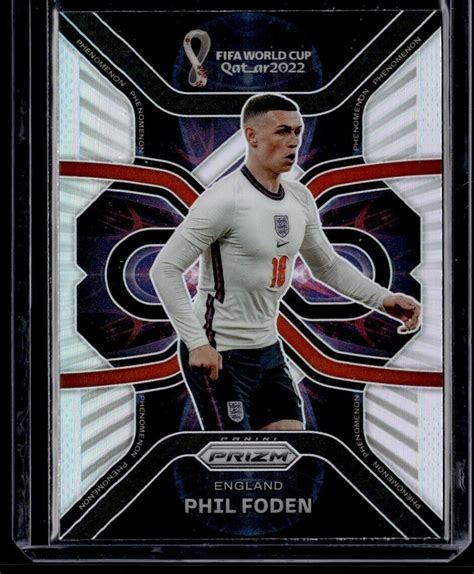 2022 Panini Prizm World Cup Phenomenon Silver Prizm Phil Foden EBay