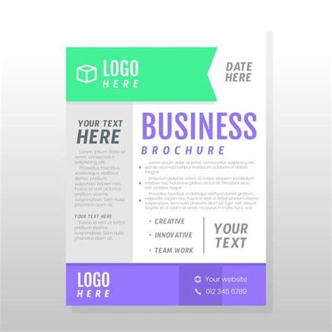 Business Brochure Design 463745 Vector Art at Vecteezy