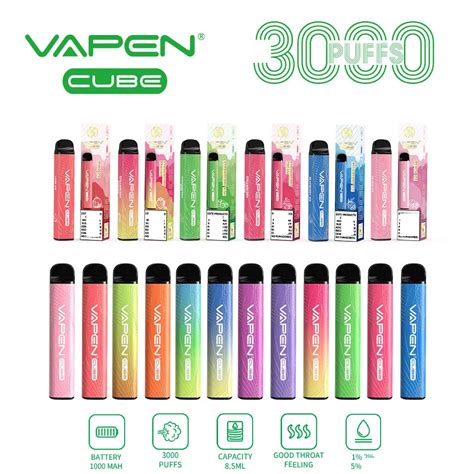 Vapes Soplo Desechable Original VAPEN CUBE 3000 Puff 3k Vape Desechable