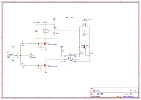 AC Switch EasyEDA Open Source Hardware Lab