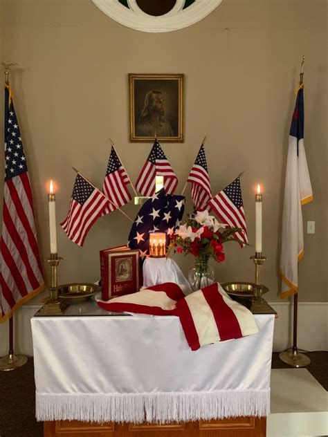 Church Altar Decorations Memorial Day Decorations Th Of July