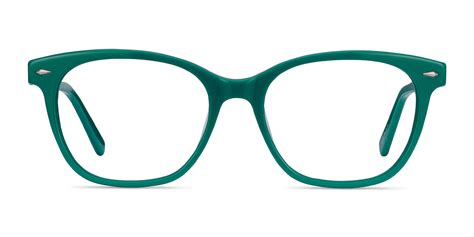 Yana Cat Eye Teal Glasses for Women | Eyebuydirect