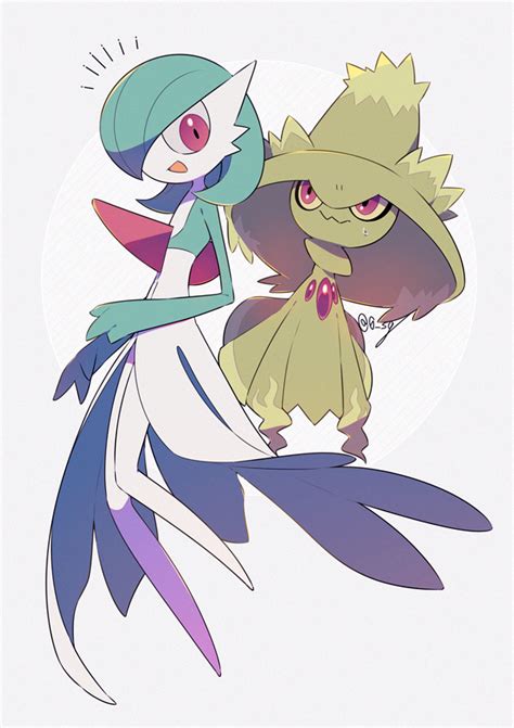 Gardevoir And Mismagius Pokemon Drawn By Sg Suuchan Danbooru