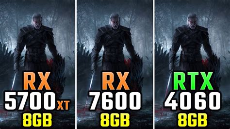 Rx 5700 Xt Vs Rx 7600 Vs Rtx 4060 1080p And 1440p New Games Benchmarks In 2023 Youtube