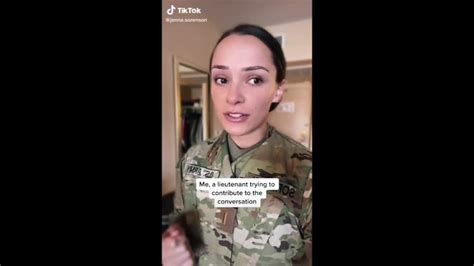 Army Lieutenant Pokes Fun At Enlisted Soldiers On Tiktok