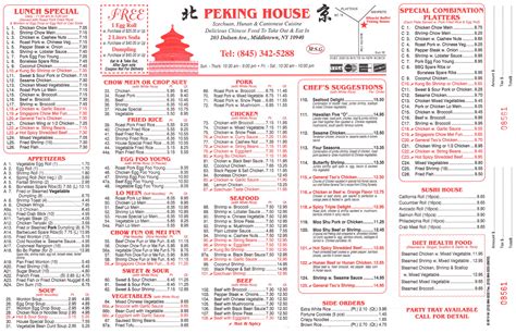 Whereisthemenu Net Peking House Middletown Ny