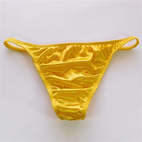 K Y Sexy Mens High Cut Bikini Swimsuit Low Rise Shiny Satin Knit Fabric Ebay