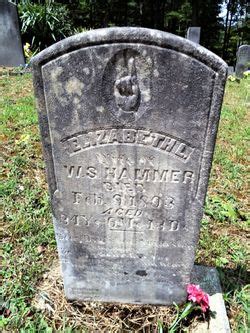 Elizabeth Louisa Shaver Hammer M Morial Find A Grave