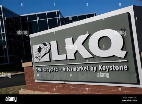 A Logo Sign Outside Of A Facility Occupied By The Lkq Corporation In