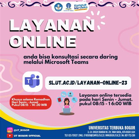 Layanan Ujian Universitas Terbuka Bogor Genap Ut Bogor