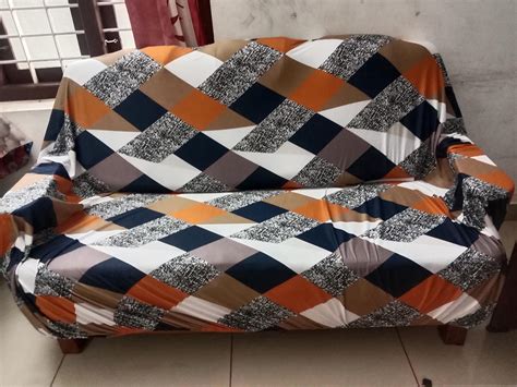 Glammoor Sofa Cover 3 Seater And 2 Seater Fully Covered Triple Seater