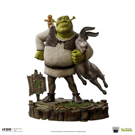 SHREK, DONKEY AND THE GINGERBREAD MAN - IRON STUDIOS - Figuristi Store