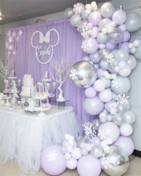 Winter Wonderland Baby Shower Decorations