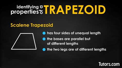 What is a Trapezoid? - Definition & Properties