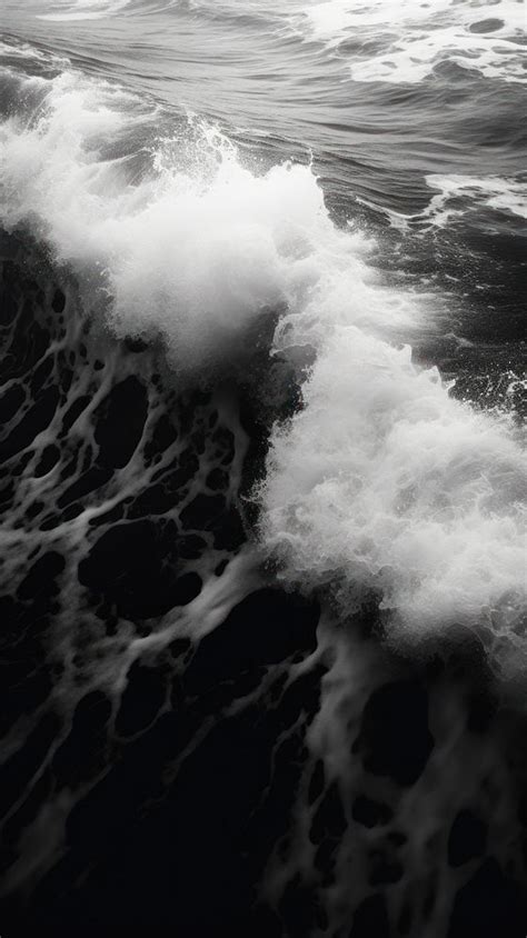 Photography Ocean Waves Monochrome Outdoors Free Photo Rawpixel