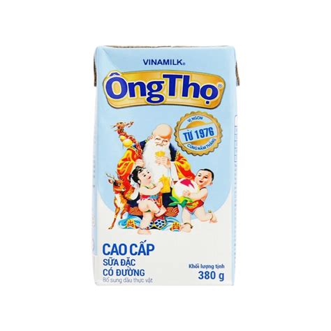 Sữa đặc Ông Thọ Trắng nhãn xanh hộp giấy 380g | Shopee Việt Nam