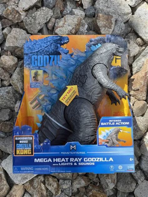 MONSTERVERSE GODZILLA VS Kong 13 Mega Heat Ray With Sounds Lights