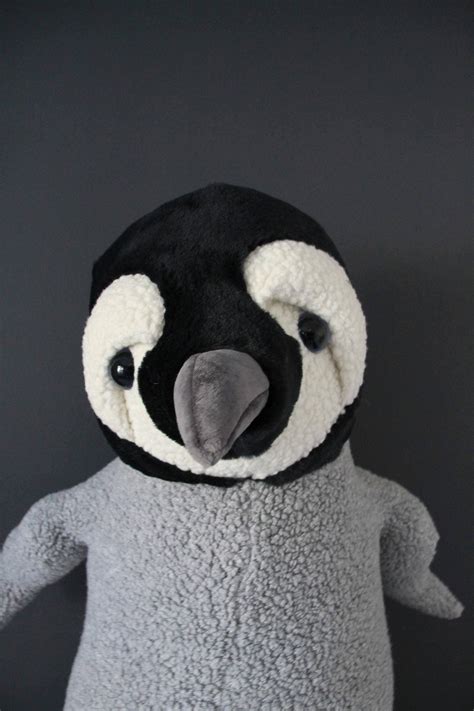 Jumbo Emperor Baby Penguin Plush Handmade Big Stuffed Animal - Etsy UK