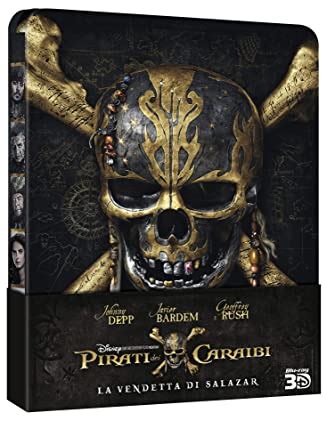 Pirati Dei Caraibi 5 La Vendetta Di Salazar Steelbook 3d Br 2d