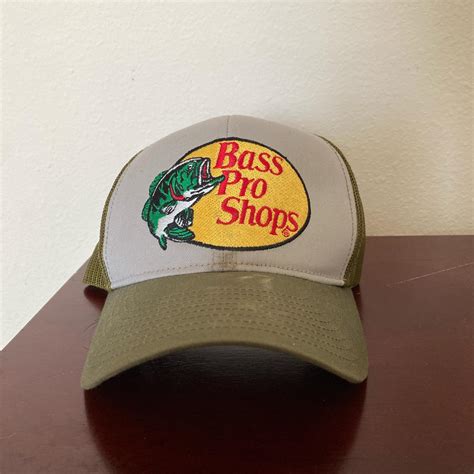 Bass Pro Shops Hat Mesh Back With Adjustable Sizing Depop