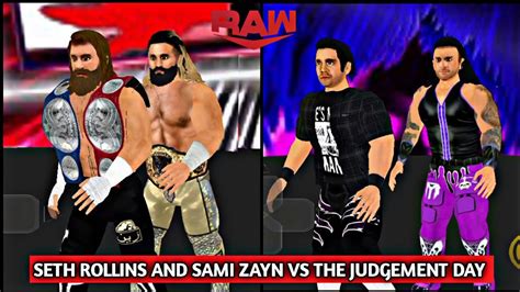 Wr3d 2k23 Seth Rollins And Sami Zayn Vs The Judgment Day Youtube