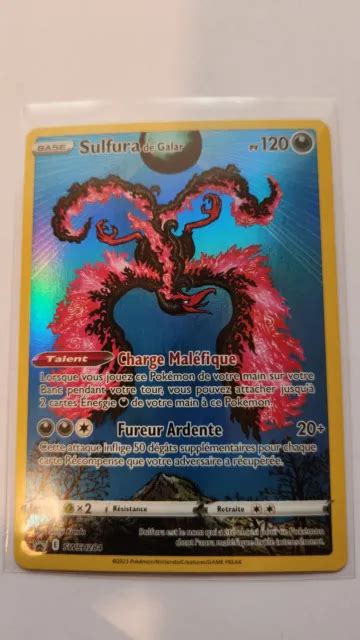 CARTE POKEMON SULFURA SWSH284 PROMO Holo Full Art Epée et Bouclier FR