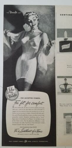 Formfit Women S One Piece Girdle Bra Garter Blonde Lingerie Ad