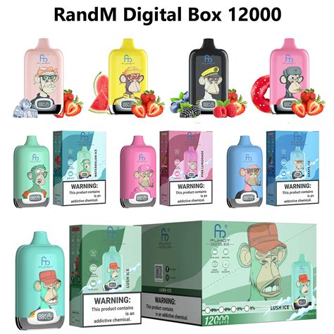 Original RandM Fumot Digital Box 12000 Puffs Einweg Vape 12K 850 MAh