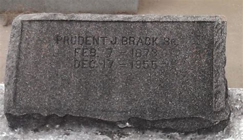 Prudent Joseph Brack Sr 1873 1955 Find A Grave Memorial