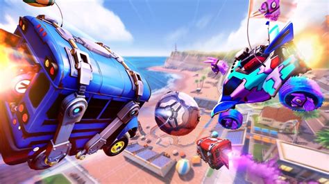 Rocket League Celebrates Free To Play Launch Crossover With Fortnite